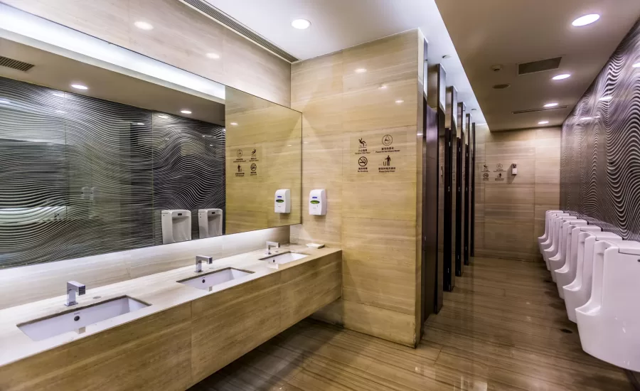 Washrooms area often missed in office cleaning