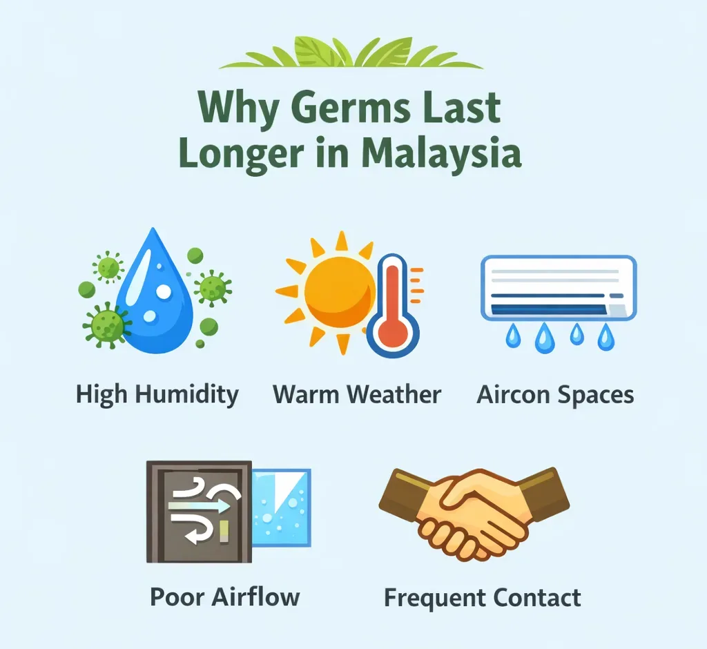 Why Germs Last Longer in Malaysia and Why You Should Get A Disinfection Service